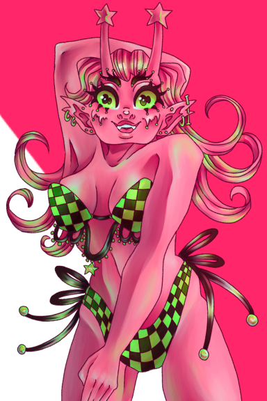 Alien Swimsuit Portrait