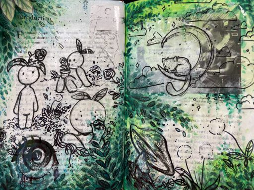 Forest Book Spread