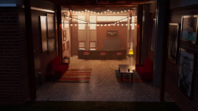 Evening Building Exterior